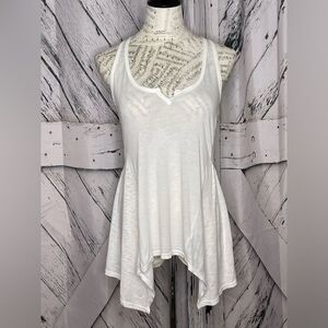 Splendid Shark Bite Tank Top White XS